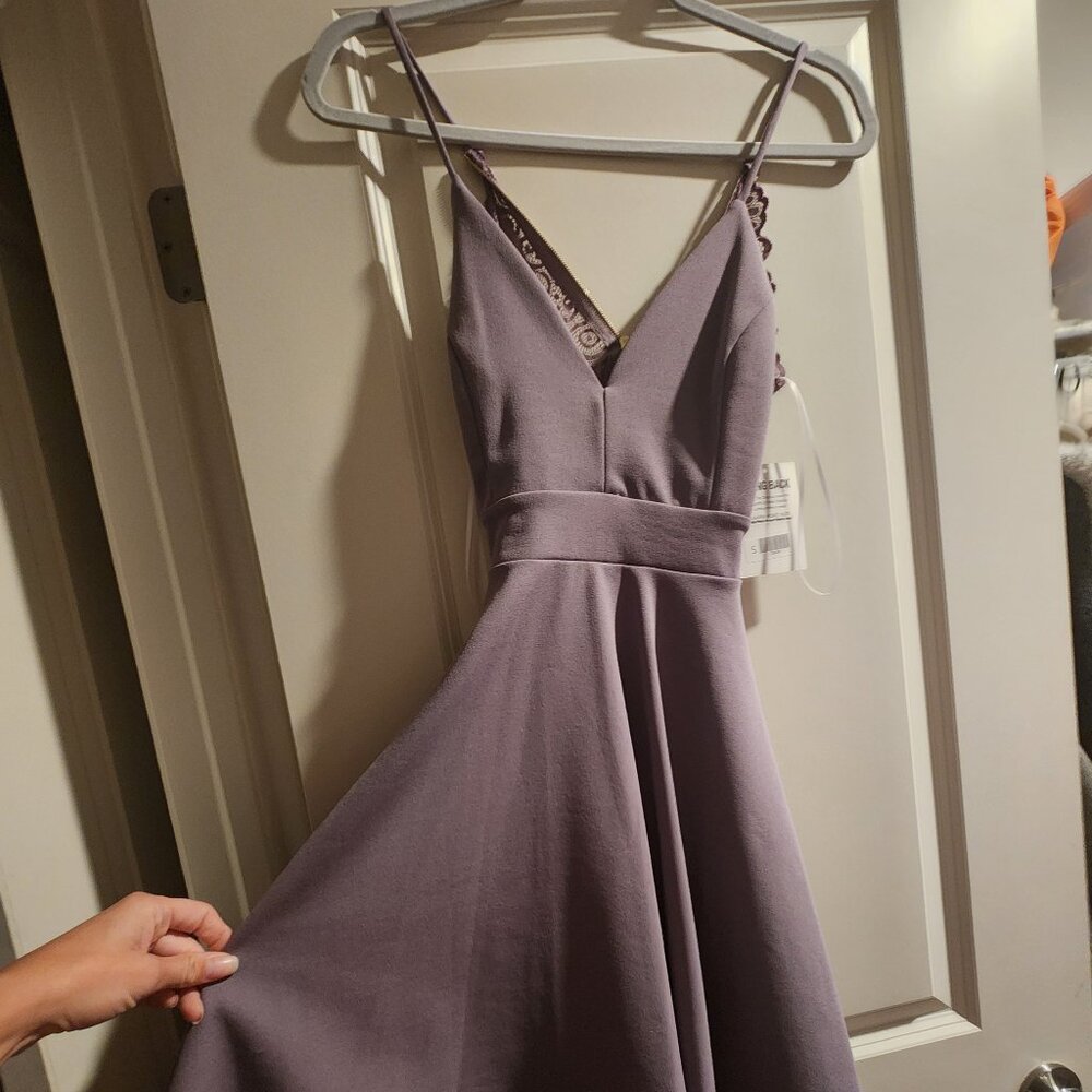 Brand new saved by the dress purple dress